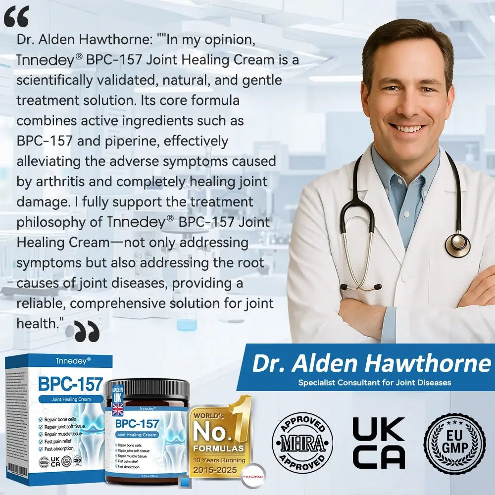 【𝐅𝐢𝐧𝐚𝐥 𝐃𝐚𝐲 – 𝟕𝟎% 𝐎𝐅𝐅】💙 Tnnedey® BPC-157 Joint Healing Cream🦴Treats Arthritis, Neuropathy, Rheumatism, Sports Injuries & More💪