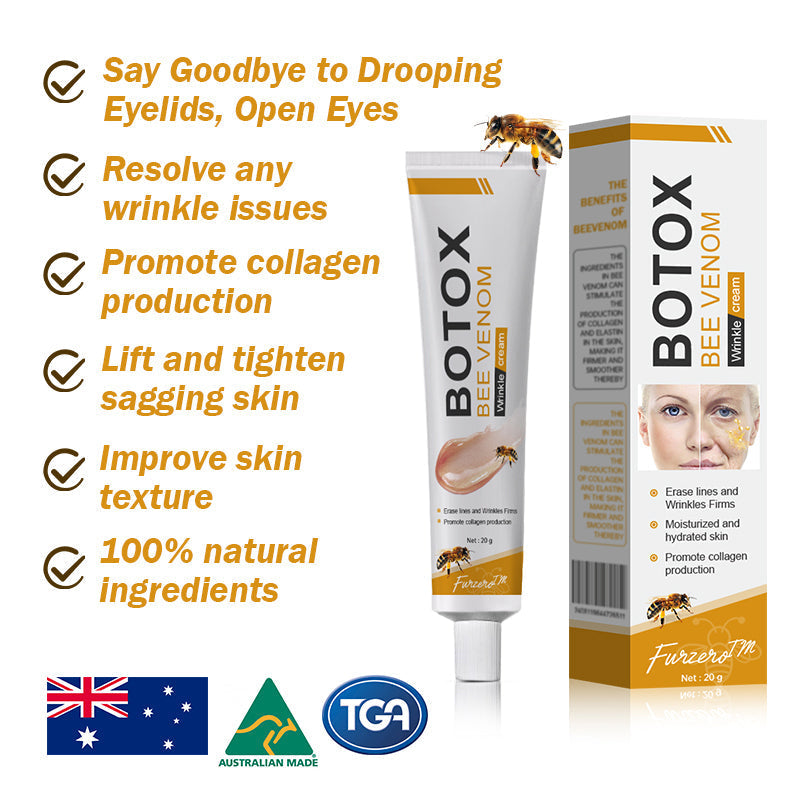 Feel the Difference in Just ONE Use – 70% OFF Today! 💥 Made & Shipped from the UK Fubsta™ Botox Bee Venom Wrinkle Removal Cream – Lifts, Firms & Rejuvenates ✨💆♀️