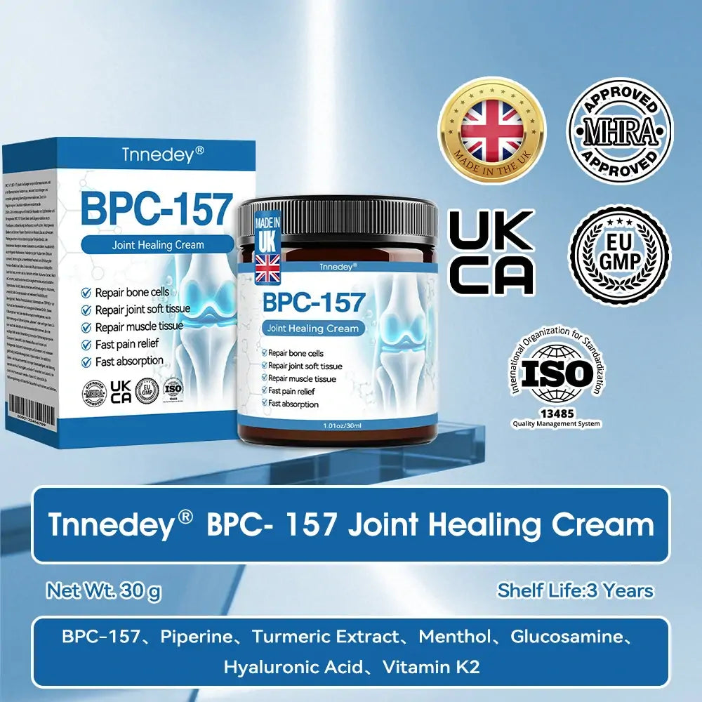 【𝐅𝐢𝐧𝐚𝐥 𝐃𝐚𝐲 – 𝟕𝟎% 𝐎𝐅𝐅】💙 Tnnedey® BPC-157 Joint Healing Cream🦴Treats Arthritis, Neuropathy, Rheumatism, Sports Injuries & More💪