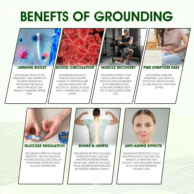 【EMOBARRY® Official Store】 EarthPulse Grounding Mat - (Supports detoxification, inflammation relief, lymphatic health and joint comfort.)