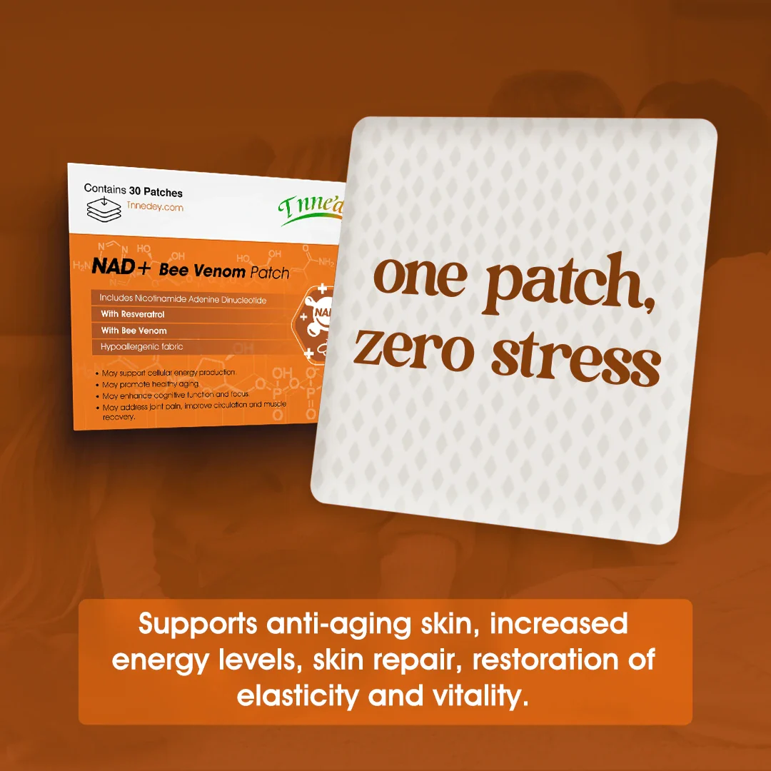 【Tnnedey® Offizieller Shop】 NAD+⚡ Bee Venom Patch – Ultimate Skin Rejuvenation & Energy Boost(Last Day Discount:70%)