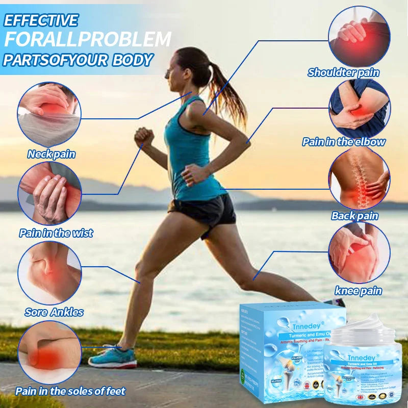 Tnnedey® Arthritis Soothing Pain Relief Massage Gel (Contains Turmeric and Emu Oil)👨⚕️BOA accreditation