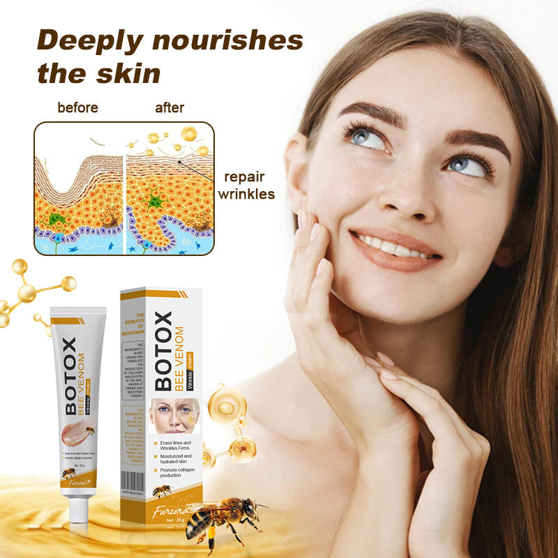 Feel the Difference in Just ONE Use – 70% OFF Today! 💥 Made & Shipped from the UK Fubsta™ Botox Bee Venom Wrinkle Removal Cream – Lifts, Firms & Rejuvenates ✨💆♀️