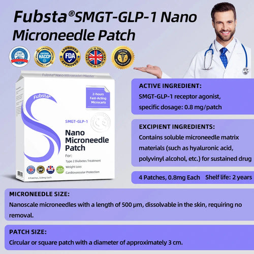 Fubsta™ SMGT-GLP-1 Nano Microneedle Patch 2.0 (✅Painless, long-lasting, addressing diabetes, obesity, and cardiovascular diseases) - 🔥See results in 7 days
