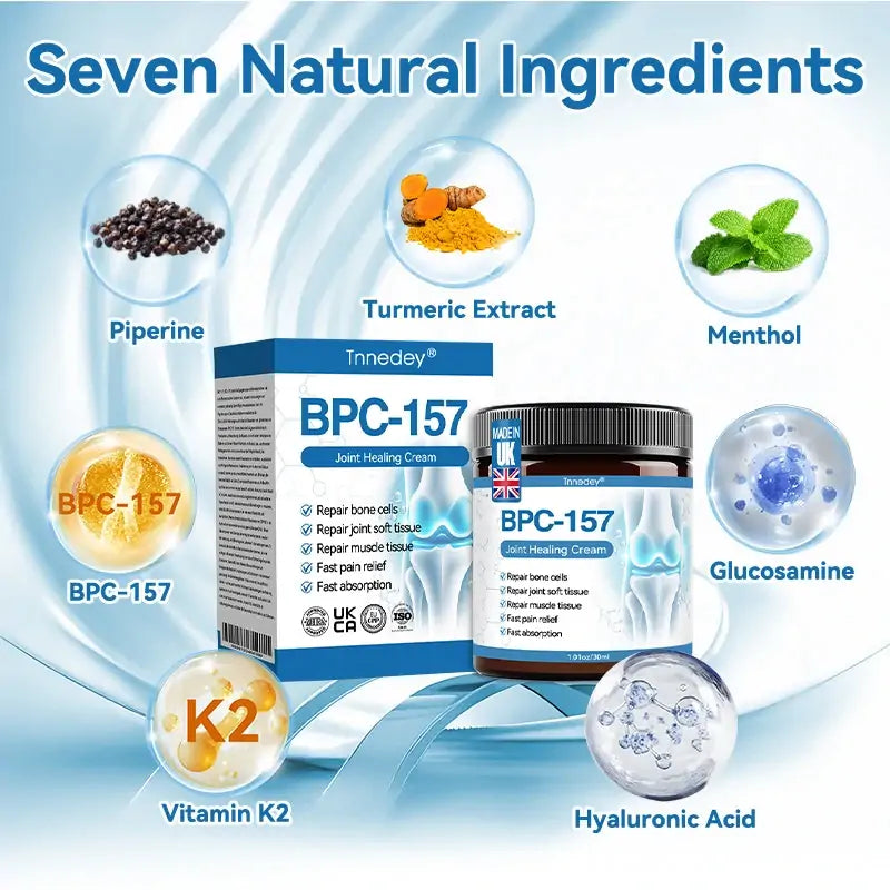 【𝐅𝐢𝐧𝐚𝐥 𝐃𝐚𝐲 – 𝟕𝟎% 𝐎𝐅𝐅】💙 Tnnedey® BPC-157 Joint Healing Cream🦴Treats Arthritis, Neuropathy, Rheumatism, Sports Injuries & More💪