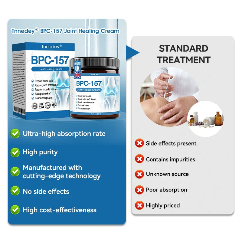 【𝐅𝐢𝐧𝐚𝐥 𝐃𝐚𝐲 – 𝟕𝟎% 𝐎𝐅𝐅】💙 Tnnedey® BPC-157 Joint Healing Cream🦴Treats Arthritis, Neuropathy, Rheumatism, Sports Injuries & More💪