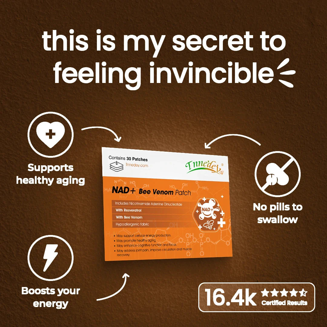 【Tnnedey® Offizieller Shop】 NAD+⚡ Bee Venom Patch – Ultimate Skin Rejuvenation & Energy Boost(Last Day Discount:70%)