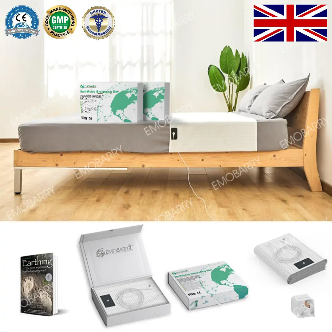 【EMOBARRY® Official Store】 EarthPulse Grounding Mat - (Supports detoxification, inflammation relief, lymphatic health and joint comfort.)