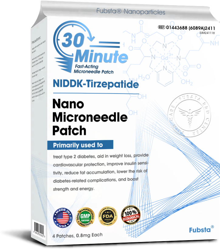 【Fubsta® Official Store】 NIDDK-Tirzepatide Nano Microneedle Patch (Zero Pain, 24/7 Release | Lose 20lbs FAST | 90% Sugar Drop | )