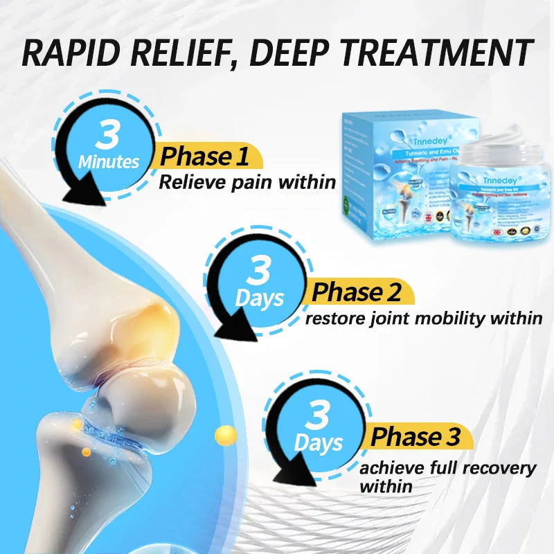 Tnnedey® Arthritis Soothing Pain Relief Massage Gel (Contains Turmeric and Emu Oil)👨⚕️BOA accreditation