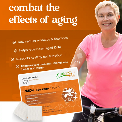 【Tnnedey® Offizieller Shop】 NAD+⚡ Bee Venom Patch – Ultimate Skin Rejuvenation & Energy Boost（Last Day Discount：70%）