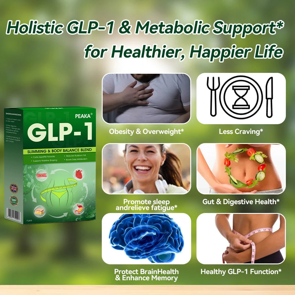 See Real Results in Just 7 Days ✅ PEAKA® GLP-1 Oral Solution | Support for Weight Loss, Type 2 Diabetes, Heart Health & Joint Comfort — Naturally