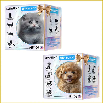 【OFFICIAL STORE】LunaFex® LUNA the Robot Cat 😺& TOBY the Robot Dog🐶 – Perfect Pet Duo for Kids & Family – Last Day for Sale!