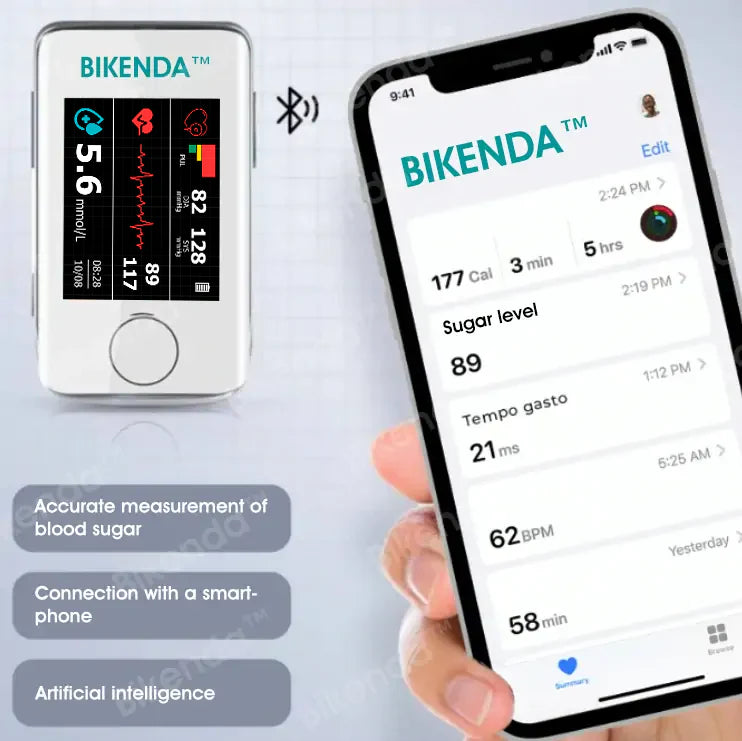 Bikenda™ Non-Invasive Blood Glucose Meter – Achieve 99.9% Accuracy & Receive an Exclusive Gift!