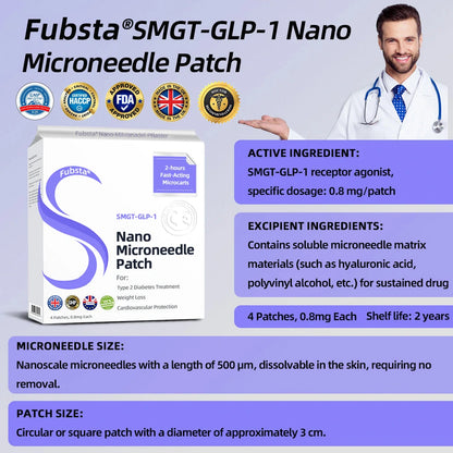 Fubsta™ SMGT-GLP-1 Nano Microneedle Patch 2.0 (✅Painless, long-lasting, addressing diabetes, obesity, and cardiovascular diseases) - 🔥See results in 7 days