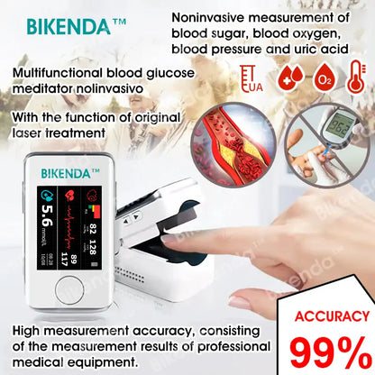 Bikenda™ Non-Invasive Blood Glucose Meter – Achieve 99.9% Accuracy & Receive an Exclusive Gift!