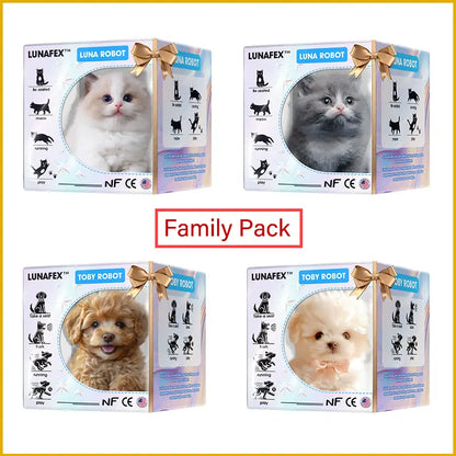 【OFFICIAL STORE】LunaFex® LUNA the Robot Cat 😺& TOBY the Robot Dog🐶 – Perfect Pet Duo for Kids & Family – Last Day for Sale!