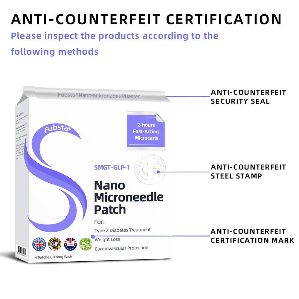 Fubsta™ SMGT-GLP-1 Nano Microneedle Patch 2.0 (✅Painless, long-lasting, addressing diabetes, obesity, and cardiovascular diseases) - 🔥See results in 7 days