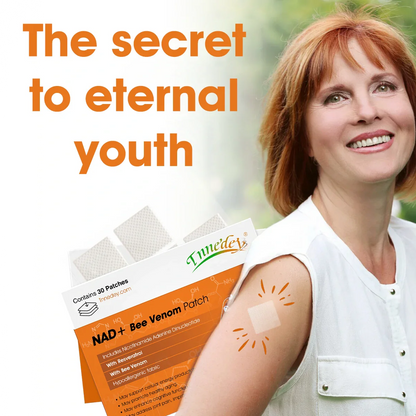 【Tnnedey® Offizieller Shop】 NAD+⚡ Bee Venom Patch – Ultimate Skin Rejuvenation & Energy Boost（Last Day Discount：70%）