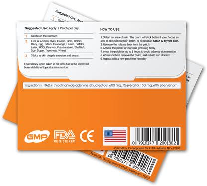 【Tnnedey® Offizieller Shop】 NAD+⚡ Bee Venom Patch – Ultimate Skin Rejuvenation & Energy Boost（Last Day Discount：70%）
