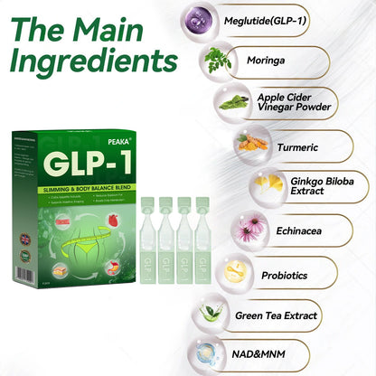 See Real Results in Just 7 Days ✅ PEAKA® GLP-1 Oral Solution | Support for Weight Loss, Type 2 Diabetes, Heart Health & Joint Comfort — Naturally